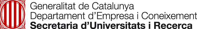 Logo: Generalitat de Catalunya, Secretaria d'Universitats i Recerca