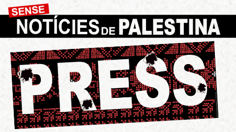 Cartell informatius de les exposiciones sobre Palestina