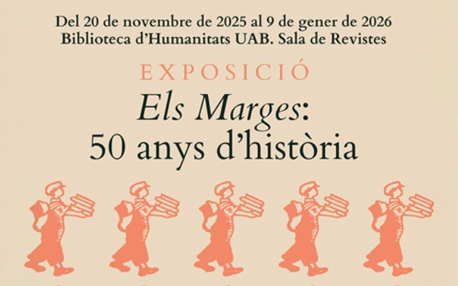 Cartell de l’exposició dedicada a la revista Els Marges
