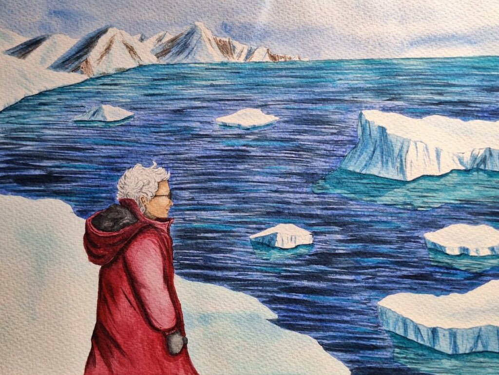 Imatge d'una de les aquarel·les de Natàlia Noemí Fouquet