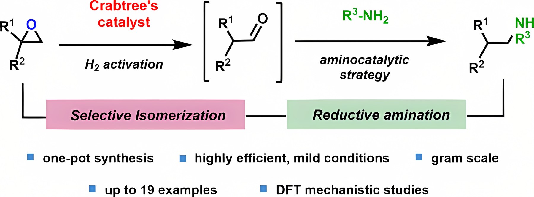 Graphical abstract: Mild Iridium-Catalysed Isomerization of Epoxides. Computational Insights and Application to the Synthesis of β-Alkyl Amines