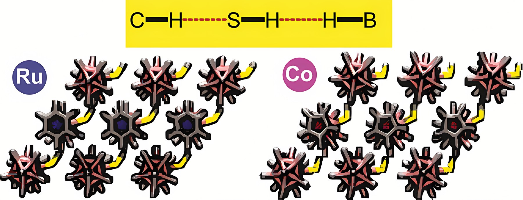 Graphical abstract: Self-Assembly of Mercaptane–Metallacarborane Complexes by an Unconventional Cooperative Effect: A C–H···S–H···H–B Hydrogen/Dihydrogen Bond Interaction