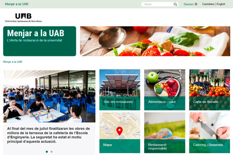 Web de Menjar a la UAB