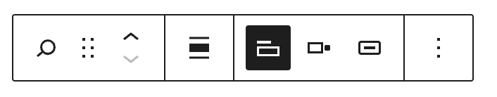 panell emergent de configuració del bloc cerca