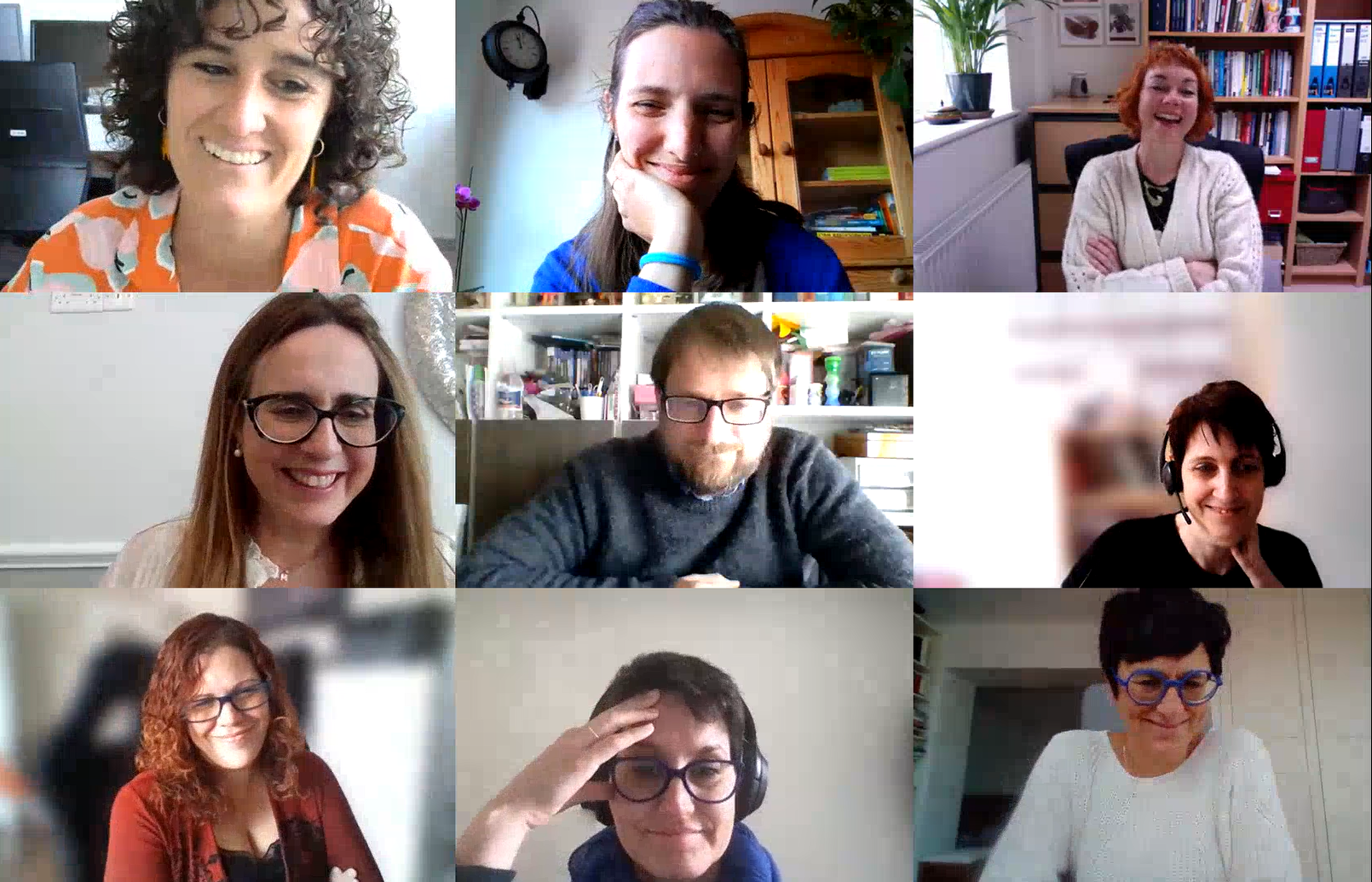 picture of the online meeting corresponding to the 4th multiplier event