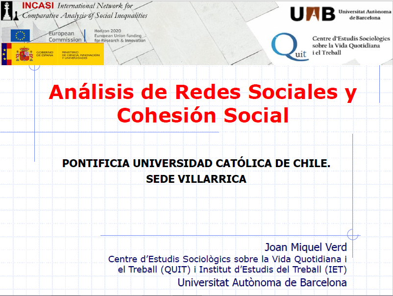 Seminari Cohesió social Joan Miquel