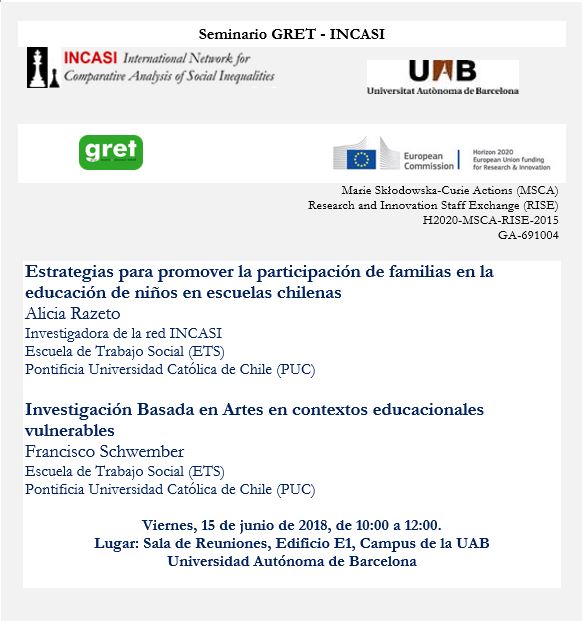 Seminario GRET-INCASI 15-06-2018