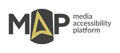 Logo MAP Media Accessibility Platform