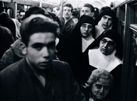 Tranvía, 1957, Barcelona, Leopoldo Pomés