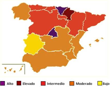 Mapa Indice Oportunidades 2010