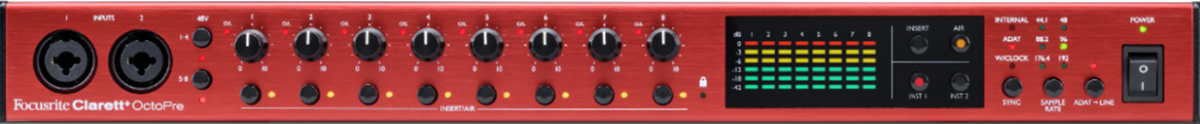 Focusrite Clarett+ Octopre