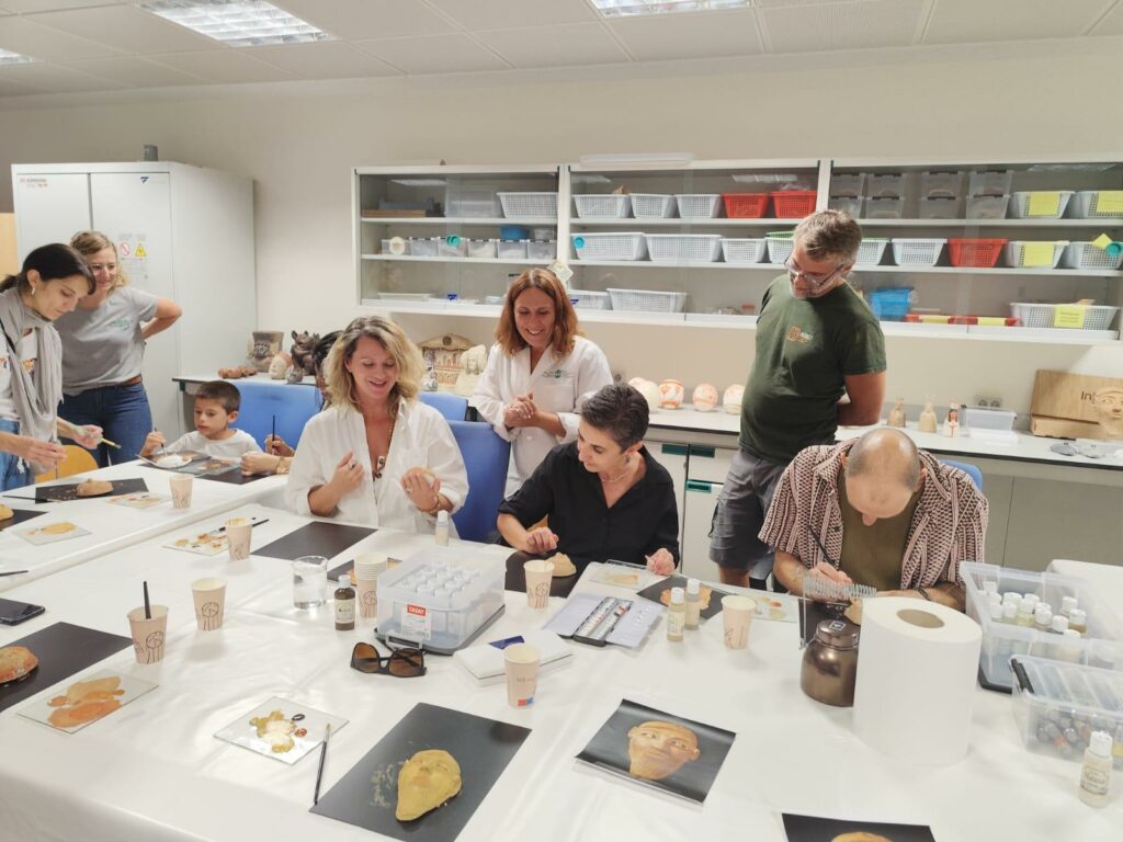 Taller de restauració en el MAEF a partir dels models impressos en el Disseny Lab