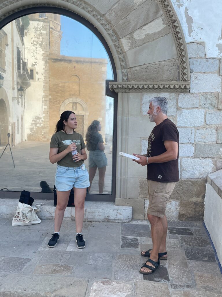 Digitalitzant la façana del Palau Maricel amb Leika BLK 360.