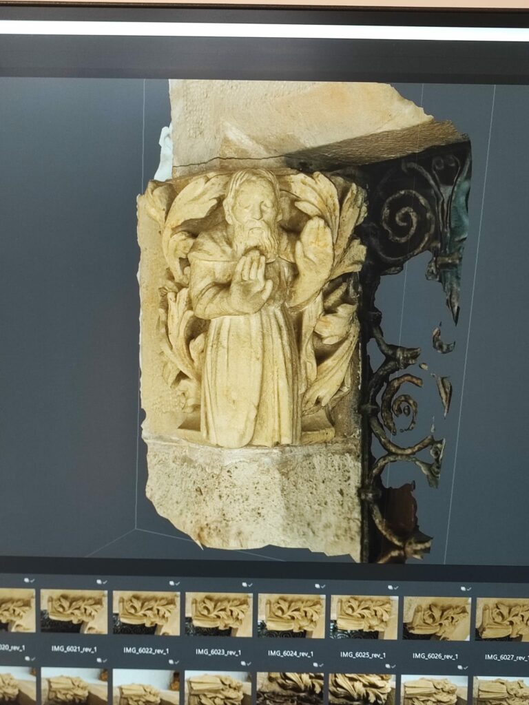 Reproducció digital dels capitells de Pere Jou al Palau Maricel, Sitges - Lucia Ponce i Mònica Urquizu