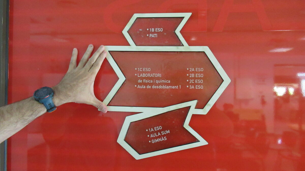 Senyalètica amb biomaterials