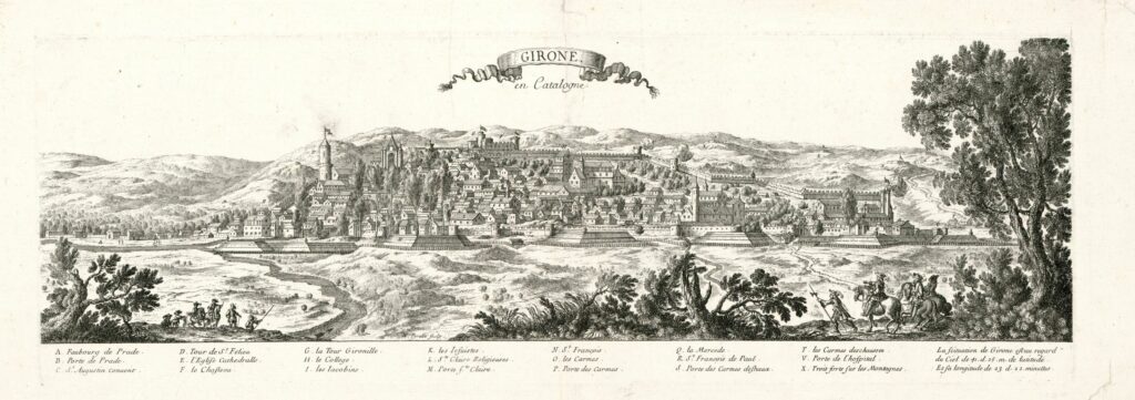 Vista de Girona. 1694.