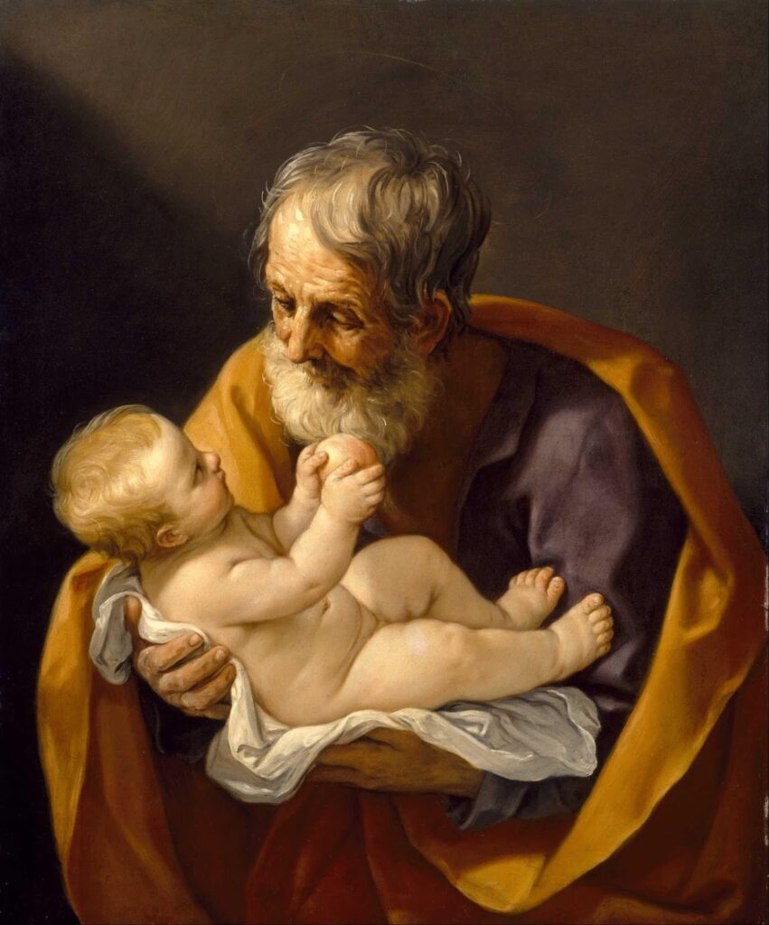 Retrat de Sant Josep i el nen Jesus de Guido Reni