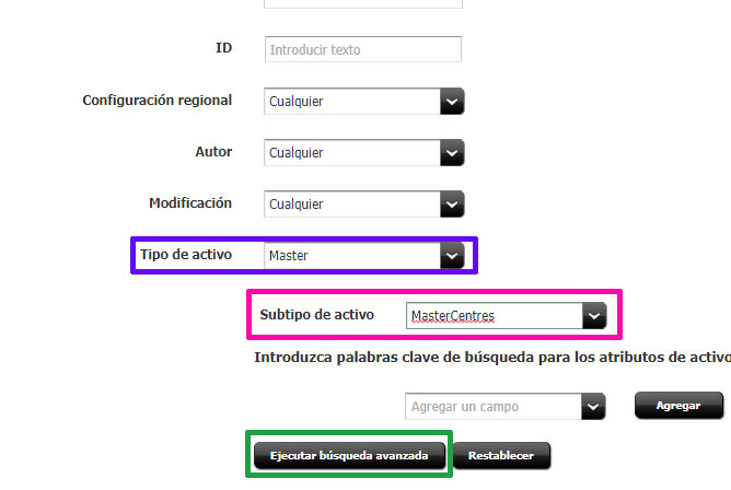 Com triar la definició de màster