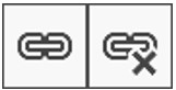 Captura de pantalla parcial dels botons d'enllaç del CKEditor a Oracle Webcenter Sites