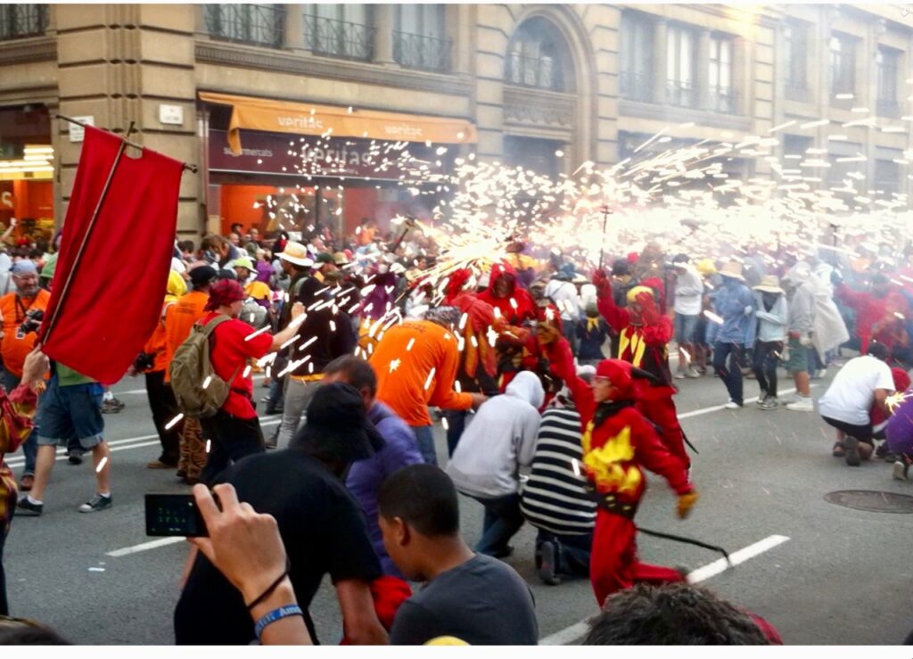 Correfoc, Festes de la Mercè, Barcelona, 2012